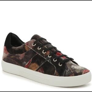 Joie Dakota Velvet Floral Sneakers